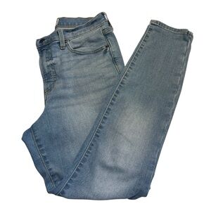 Universal Thread Jeans Size 10R Light Blue High Rise Skinny Mineral Wash Recycle